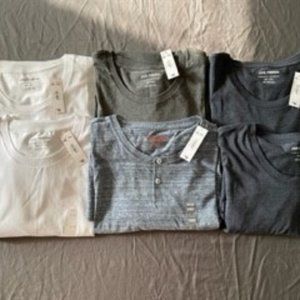 6 NWT Joe Fresh Men's XXL t-shirts